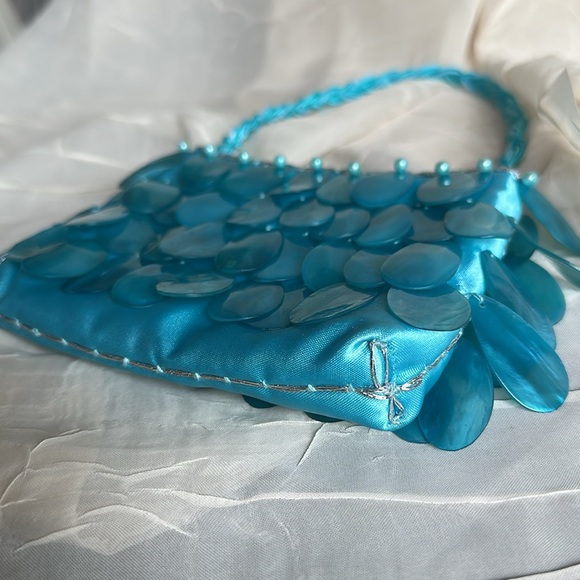 Mother of Pearl handbeaded purse mini bag women’s - Picture 8 of 9